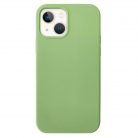 Husa Apple iPhone 13, Luxury Silicone, catifea in interior, verde maslina