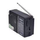 Radio portabil FADEGA AR-1688, 4 benzi de receptie, FM/AM/SW1/SW2, functionare cu 2 baterii R20, negru