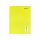 Caiet scolar Mynote Text Neon, A5, 60 file, dictando, coperta PP, galbena