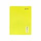 Caiet scolar Mynote Text Neon, A5, 60 file, dictando, coperta PP, galbena