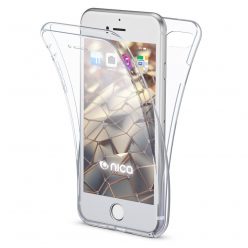   Husa de protectie Full TPU 360° (fata+spate) pentru iPhone 7/8, transparenta