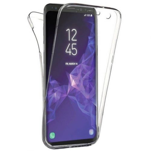 Husa Full TPU 360° pentru Samsung Galaxy S8 (fata + spate), transparenta