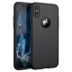 Husă Apple iPhone X/XS (față + spate + sticlă) Flippy Full Cover 360°, neagră