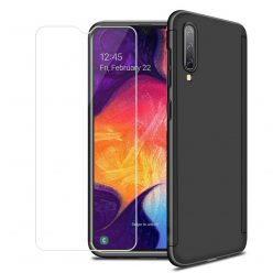   Husă Full Cover 360° pentru Samsung Galaxy A11 (față + spate + sticlă), neagră