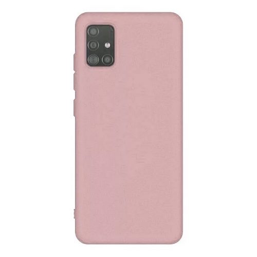 Husa Samsung Galaxy A71 Matt TPU, silicon moale, roz pal