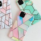 Husa protectie Geometric Marble pentru Apple iPhone 12, model 2