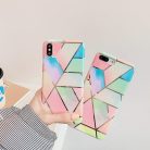 Husa protectie Geometric Marble pentru Apple iPhone 12, model 1