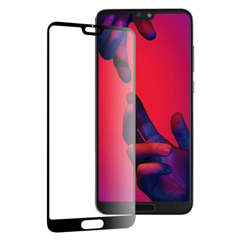 Folie de sticla Full Glue 111D pentru Huawei P20 Pro, margini negre