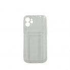 Husa protectie cu suport card compatibila cu Samsung Galaxy S20 Ultra Transparent