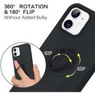 Husa protectie Finger Ring pentru Samsung Galaxy A12, rosie