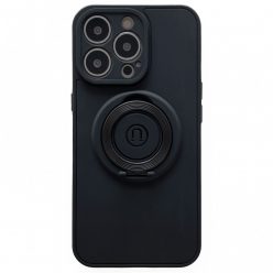   Husa protectie MagSafe TPU pentru Apple iPhone 13 Mini, protectie camere, neagra