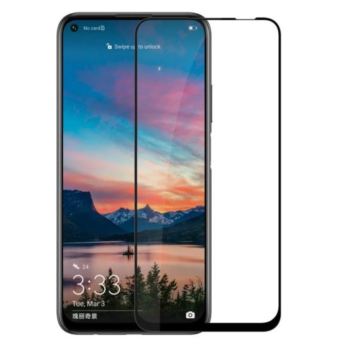 Folie sticla Huawei P40 Lite, Full Glue Glass, margini negre