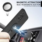 Husa Samsung Galaxy A53, Armor Design, functie stand, insertie metalica pentru suport auto magnetic, neagra