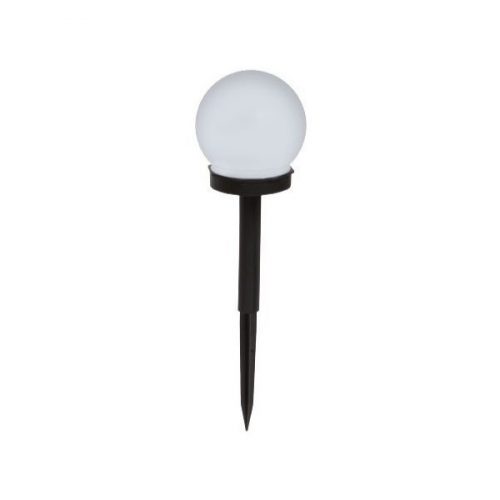 Lampa solara LED, Sferica, Tip Glob, Diametru 10 cm, Alb rece