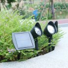 Lampa solara decoratiune pentru gradina, model 3 felinare, alb rece