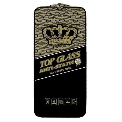 Folie sticla Samsung Galaxy A23 5G, Full Glue Top Glass Anti-static, margini negre