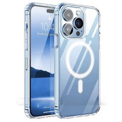   Husa protectie Apple iPhone 15 Plus, compatibila MagSafe, transparenta
