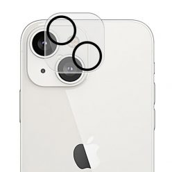   Folie de sticla Apple iPhone 15 / 15 Plus, protectie camera spate, margini negre