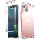 Husa Apple iPhone 15, TPU transparent, intarituri in colturi, grosime 1,5 mm