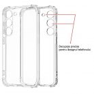 Husa Samsung Galaxy S23 FE, TPU transparent, intarituri in colturi, grosime 1,5 mm