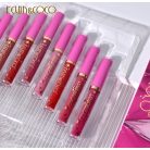 Set 12 Lip Gloss Kevin&Coco, nuante de rosu, rose, nude, cutie dreptunghiulara, 26.5x16.5x2.2 cm, 200g, multicolor