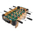 Masa de fotbal cu teren si 18 jucatori, 51 x 44 x 17.5 cm, 6 manere, tablou pentru scor, din metal, lemn si ABS, cu picioare, pentru copii/adulti