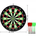 Set Joc Darts , 4 Sageti Incluse, Magnetic, Dimensiuni 28.6 x 28.6 cm, Design clasic, model 2, Multicolor