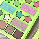 Paleta de machiaj KEVIN & COCO, 20 culori Green Girl, fard de pleoape si blush, verde