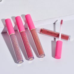   Set de buze KEVIN & COCO Cloud Bubble, 4 Lip Gloss-uri, 15.1 x 8.1 x 2 cm, Roz/Nude