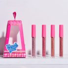 Set de buze KEVIN & COCO Cloud Bubble, 4 Lip Gloss-uri, 15.1 x 8.1 x 2 cm, Roz/Nude