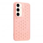 Husa Samsung Galaxy S24, HoneyComb Bracket, functie stand, roz pal