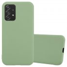 Set folie si husa Samsung Galaxy A52/A52s, sticla transparenta si Matt TPU, verde kaki