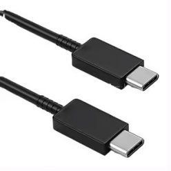   Cablu date si Incarcare USB-C - USB-C Samsung EP-DA705BBE, 25W, 1 metru, negru 