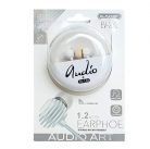 Casti audio cu microfon EV-230, conector jack 3.5 mm, cablu 1.2 m, cutie depozitare, albe