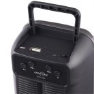 Boxa portabila Greatnice GTS-1867, Bluetooth, USB, TF, Radio FM, lumini LED RGB, 10W, neagra