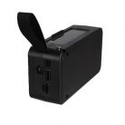 Boxa portabila HF-F6, Bluetooth, USB, TF, Radio FM, lanterna, handsfree, stand telefon, negru/albastru