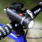 Lanterna cu 5 becuri LED pentru bicicleta, functionare baterii, neagra