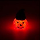 Dovleac decorativ de Halloween, moale, din plastic, cu lumina