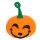 Jucarie Squishy, dovleac Halloween, 7.5 cm