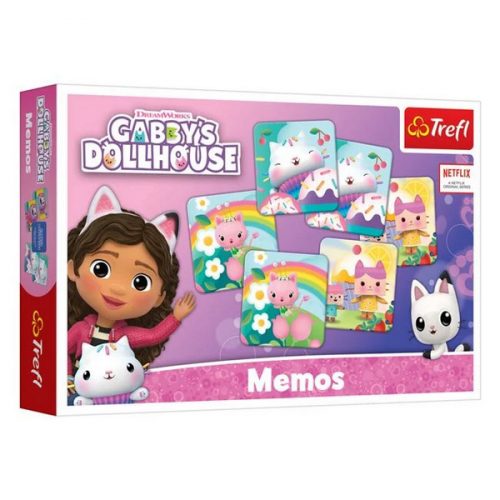 Joc de Memorie, cu carti, Gabby's Dollhouse, 30 bucati