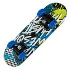 Skateboard copii, 43 x 12.5 cm, alb/albastru