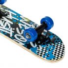 Skateboard copii, 43 x 12.5 cm, alb/albastru