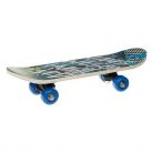 Skateboard copii, 43 x 12.5 cm, alb/albastru