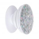 Suport telefon mobil tip popsocket, model confetti holografic