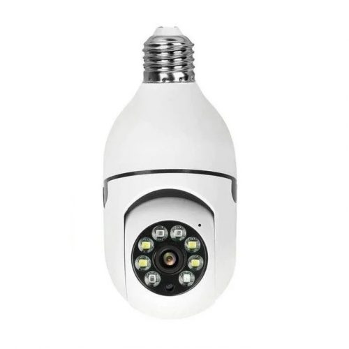 Camera IP Jortan JT-8177, Wi-Fi, Full HD, 360°/90°, alimentare soclu bec (E27)