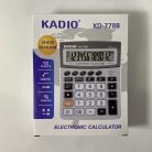 Calculator de birou KADIO KD-778D,  12 caractere, alimentare baterii + solara