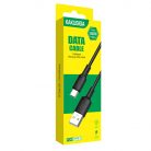 Cablu de date si incarcare KSC-419, USB to Type C, 1 metru, 18W/2.4A, negru