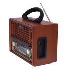Radio portabil KTF-1422, MP3, USB/TF, Bluetooth, FM/AM/SW1-2, Led RGB, acumulator