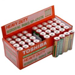   Cutie 40 baterii Toshiba Heavy Duty R3 AAA (R03KG SP-2TGTE) 1.5V (4 baterii x 10 seturi)