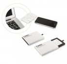 Set 3 in 1 Toppoint Card Connect, cablu USB cu 2 capete (Lightning si MicroUSB) si lanterna LED, alb